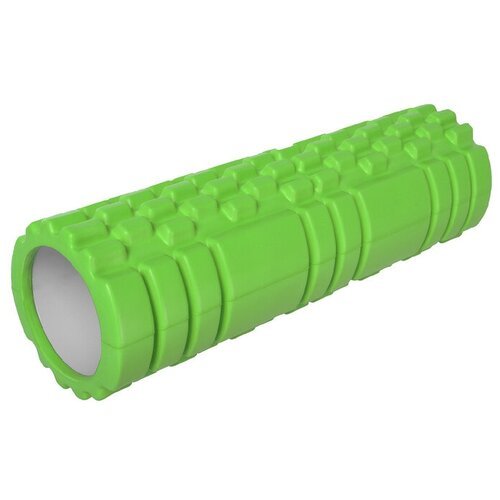 Роллер массажный для йоги, 30 × 10 см, цвет зелёный