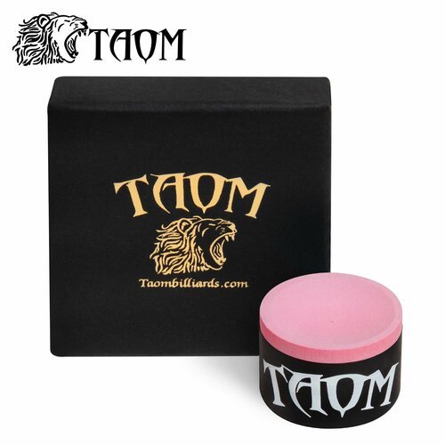 Мел для бильярда Taom Pyro Chalk Pink Limited Edition в индивидуальной коробке, 1 шт.
