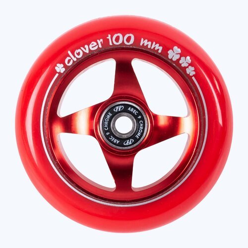 Колеса для трюкового самоката Tech Team Clover 100*24 -2шт. - Красный