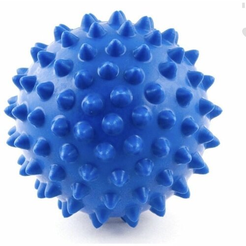 Мяч массажный синий, 8 см, мягкий