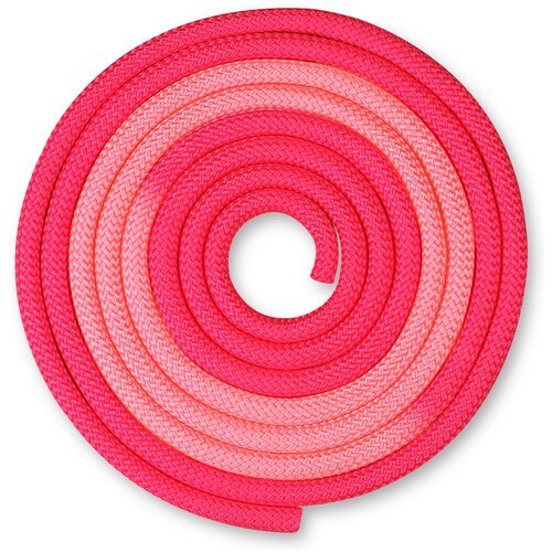Гимнастическая скакалка утяжелённая Indigo IN257 фуксия/розовый 300 см