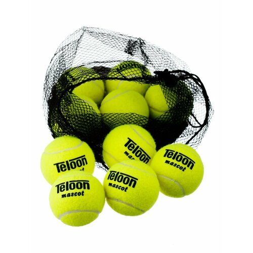 Мяч для большого тенниса Mr.Fox Teloon 10 шт в сетке