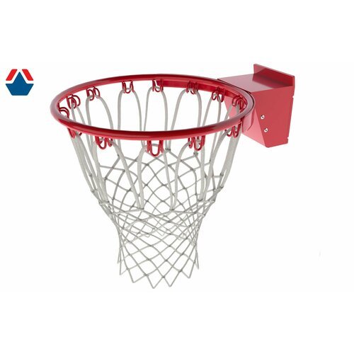 Кольцо баскетбольное №7 ТР с амортизатором (цвет красный)