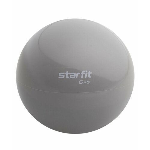 Медбол STARFIT GB-703 6 кг, тепло-серый пастель