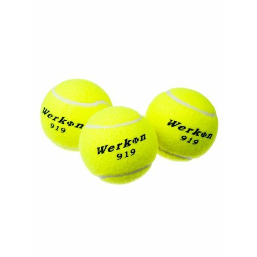 Мяч для большого тенниса Mr.Fox Werkon, 3 шт