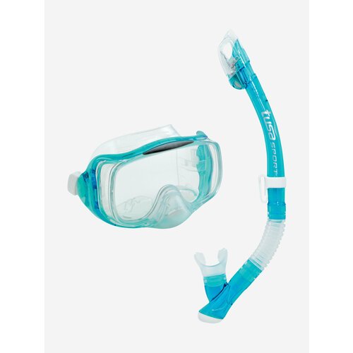 Комплект для плавания TUSA IMPREX 3-D DRY, бирюзовый, маска+трубка
