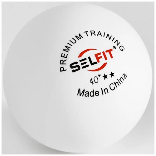 Мячи (100 шт.) для настольного тенниса SELFIT Premium Training 2*, 40+
