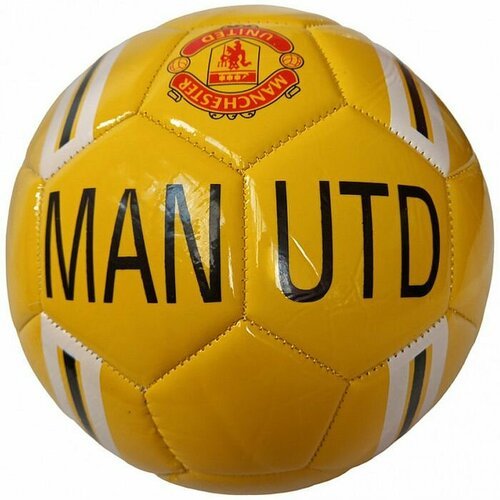 Мяч футбольный MEIK Man Utd (PVC 1,7 мм, 305 гр. , маш. сш. ) (желтый)